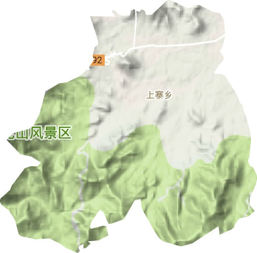 上寨乡地形图
