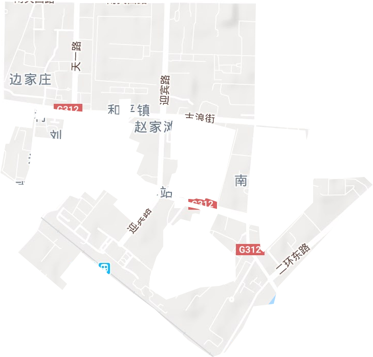 火车站街街道地形图