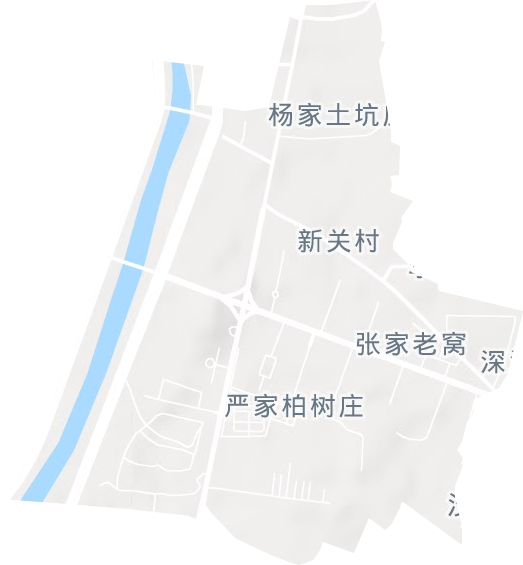 荣华街街道地形图