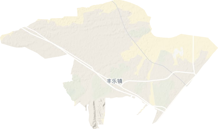 丰乐镇地形图