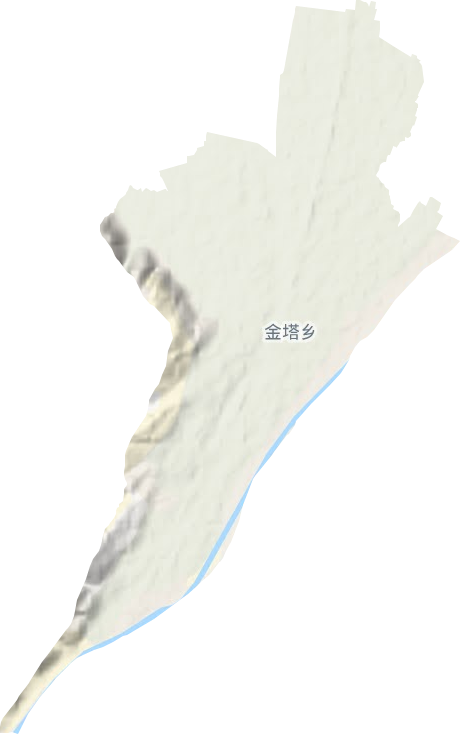 金塔乡地形图