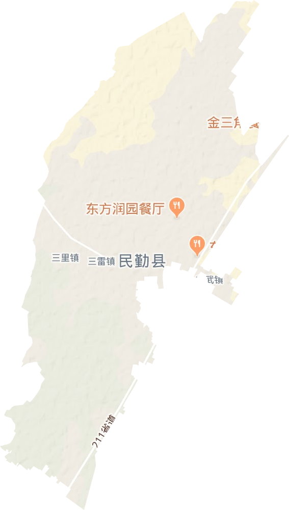 三雷镇地形图