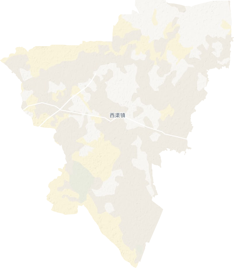 西渠镇地形图