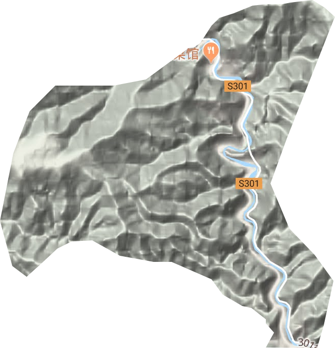 赛拉隆乡地形图