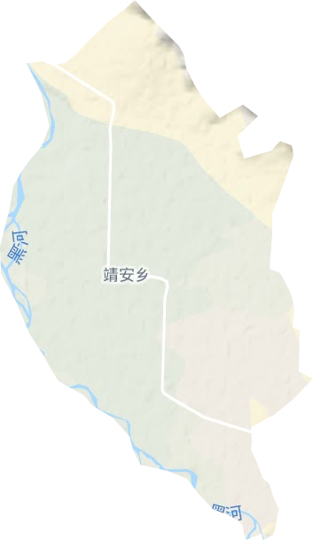 靖安乡地形图
