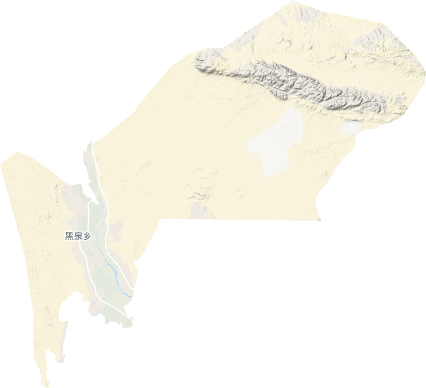 黑泉乡地形图