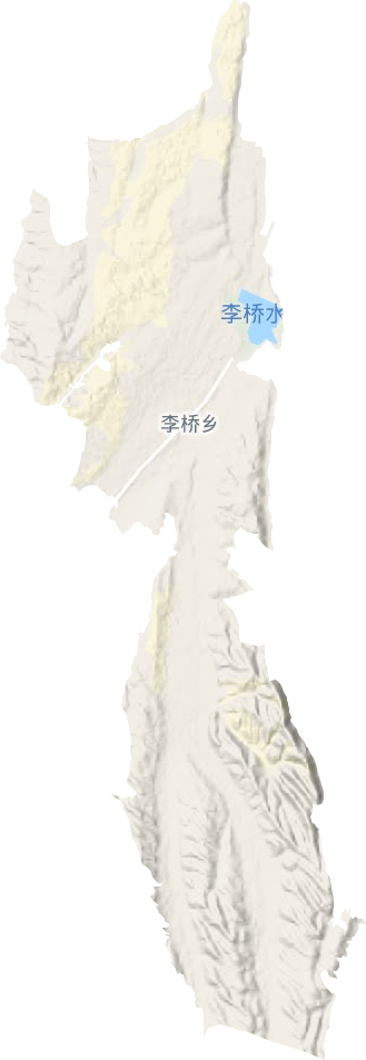 李桥乡地形图
