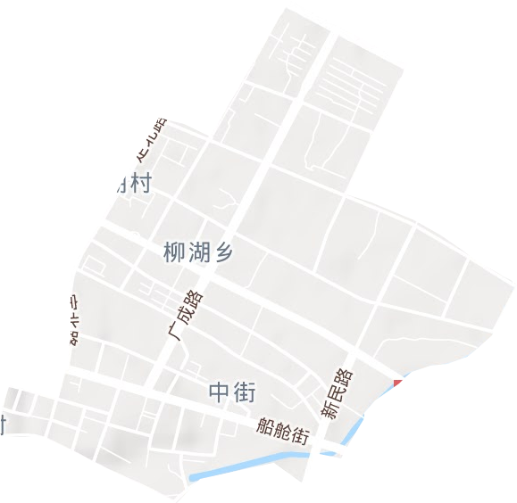 中街街道地形图