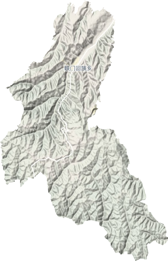 峡门乡地形图