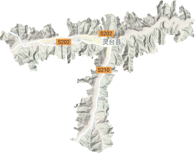 中台镇地形图