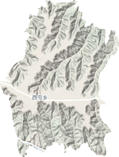 西屯乡地形图