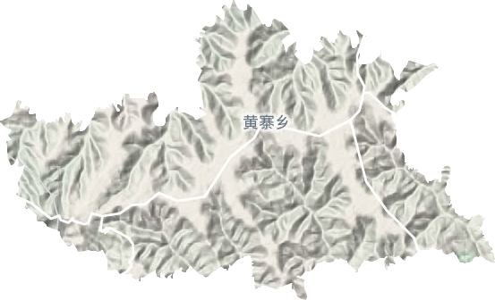 黄寨乡地形图