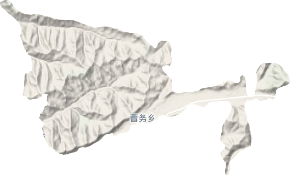 曹务乡地形图