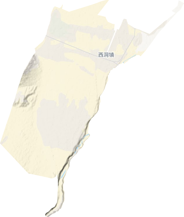 西洞镇地形图