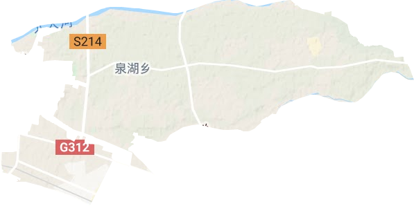泉湖乡地形图