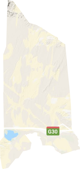 布隆吉乡地形图