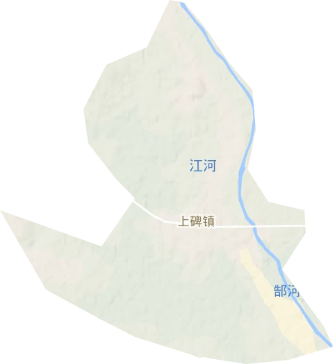 上碑镇地形图