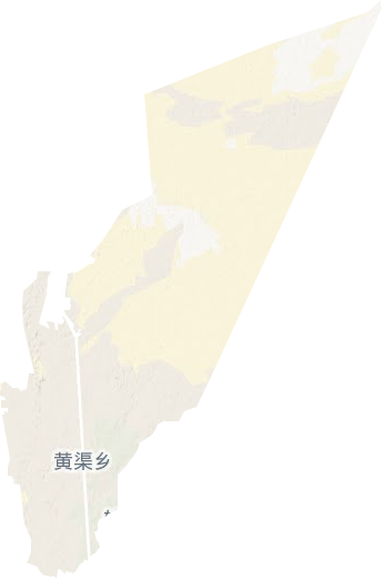 黄渠乡地形图