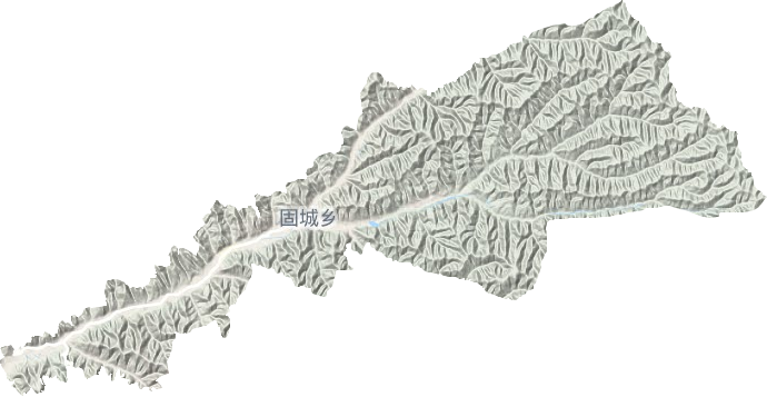 固城乡地形图