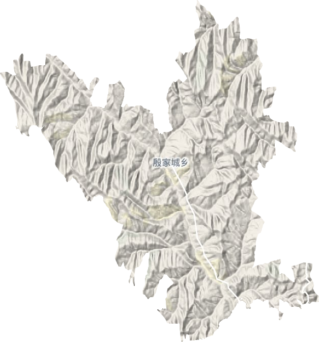 殷家城乡地形图