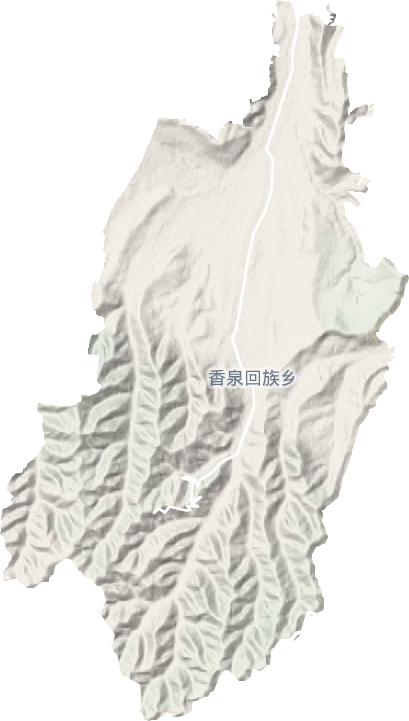 香泉镇地形图