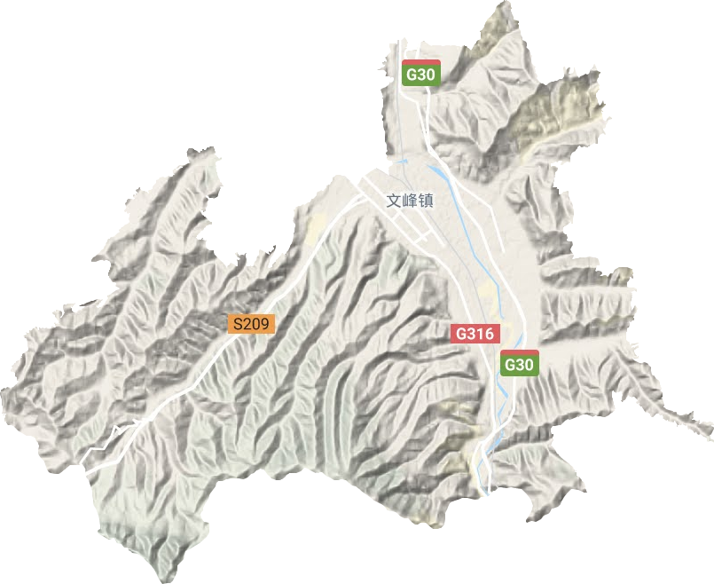 文峰镇地形图
