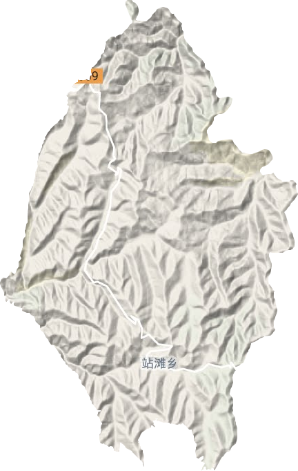 站滩乡地形图