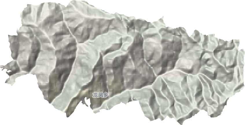 龙凤乡地形图