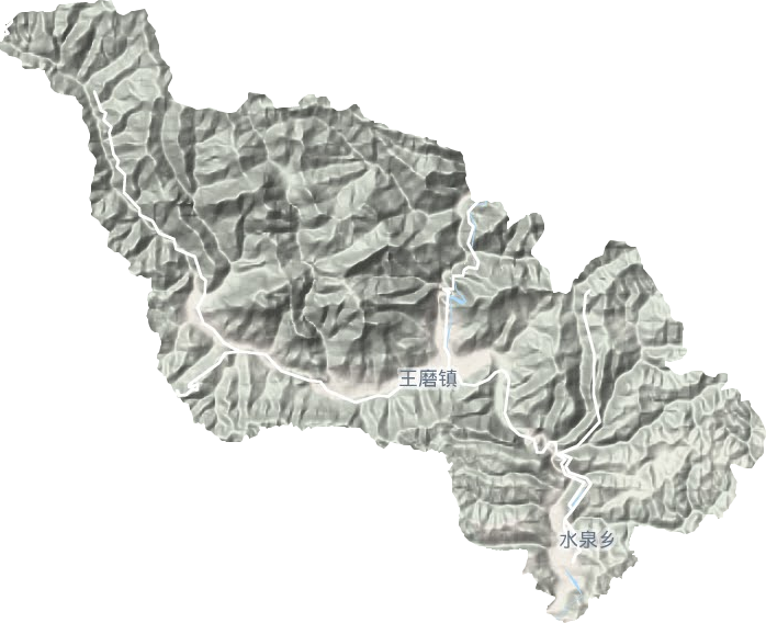 王磨镇地形图