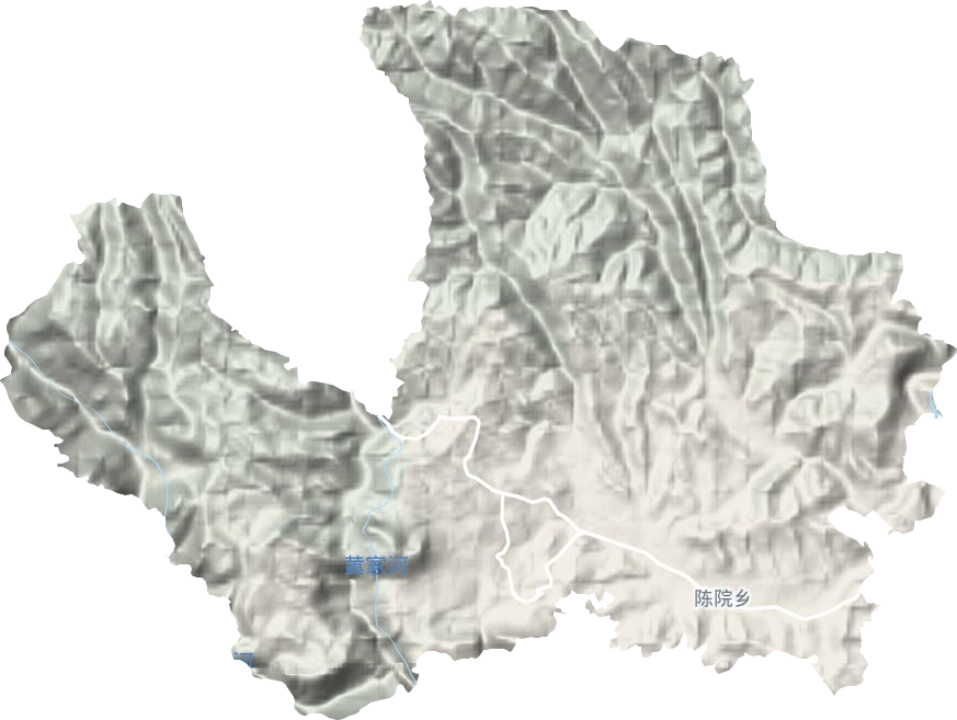 陈院镇地形图