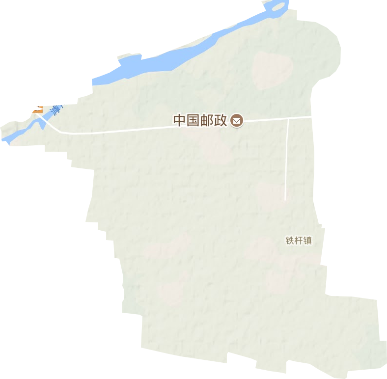 铁杆镇地形图