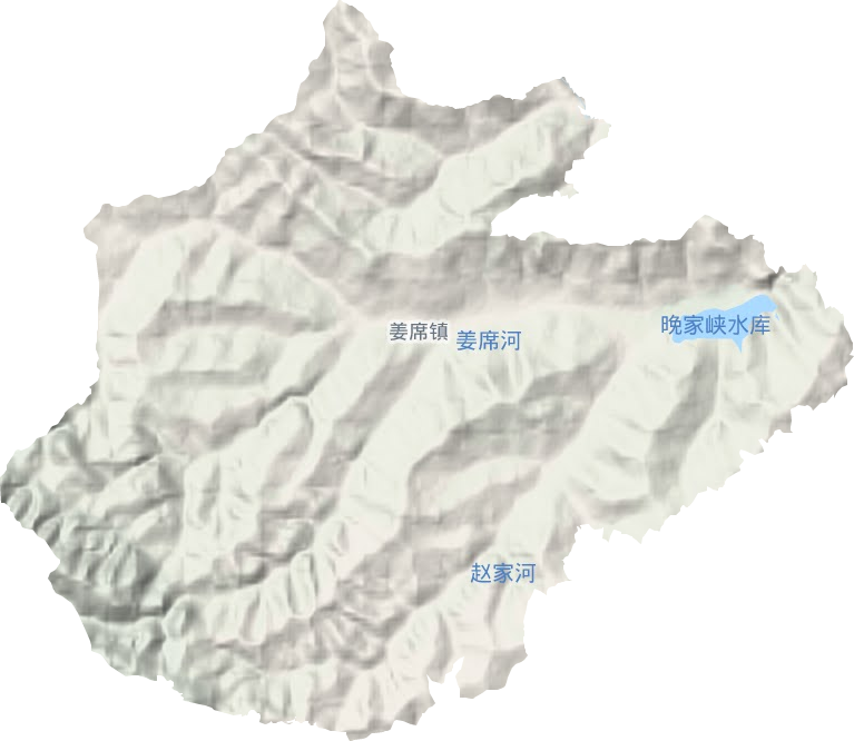 姜席镇地形图