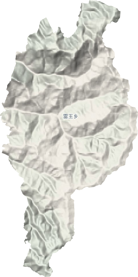雷王乡地形图