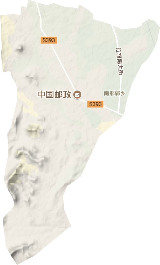南邢郭乡地形图