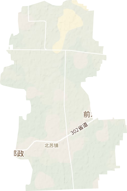 北苏镇地形图