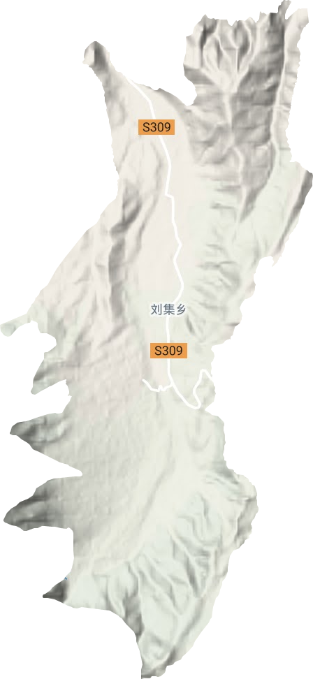 刘集乡地形图