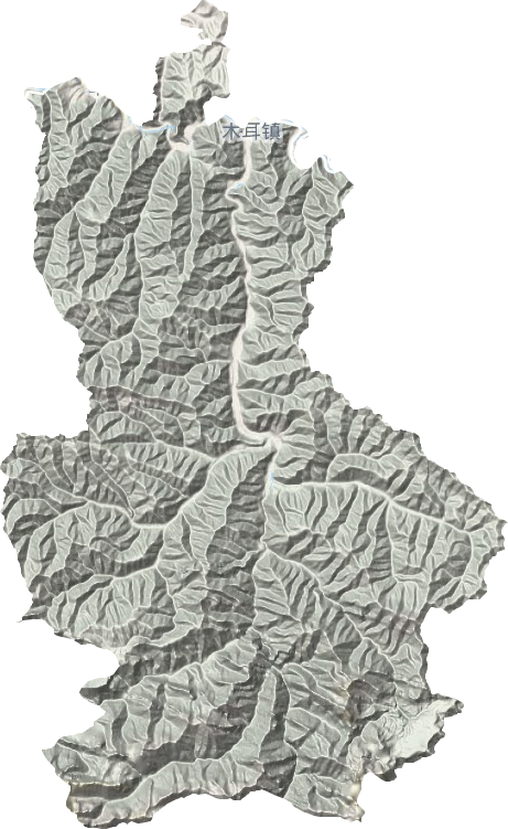 木耳镇地形图