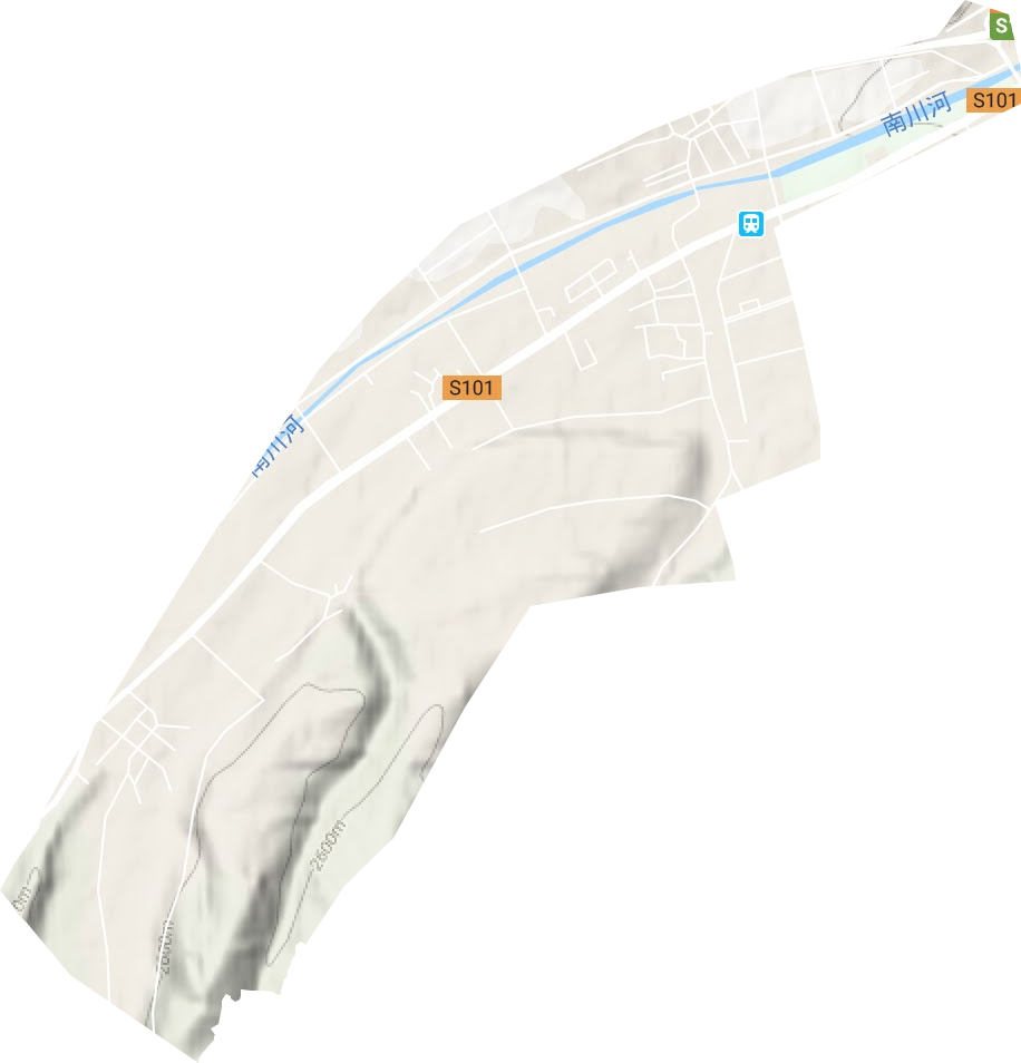 南川工业园地形图