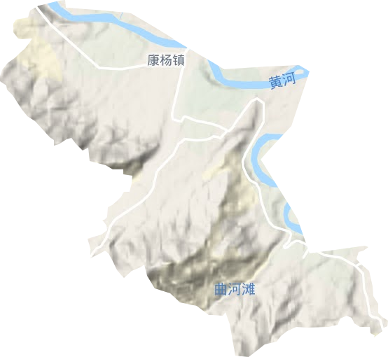 康扬镇地形图