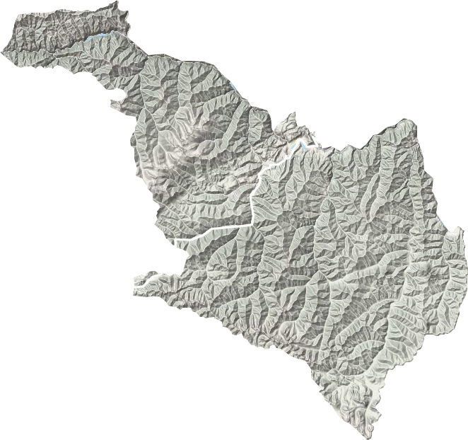 拉加镇地形图