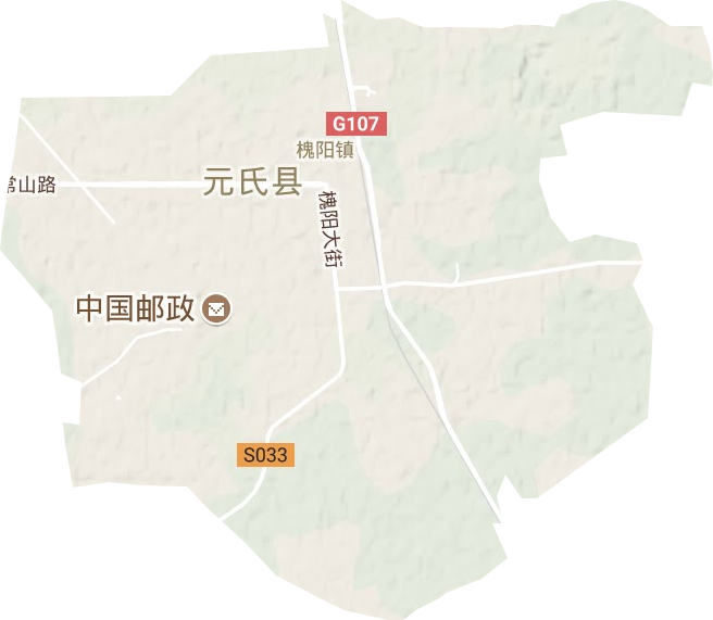 槐阳镇地形图