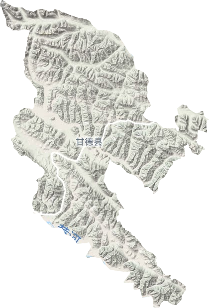 柯曲镇地形图
