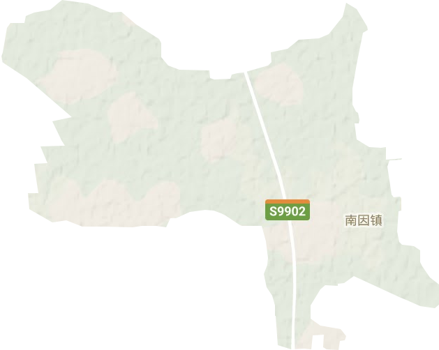 南因镇地形图