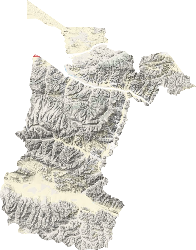 香加乡地形图