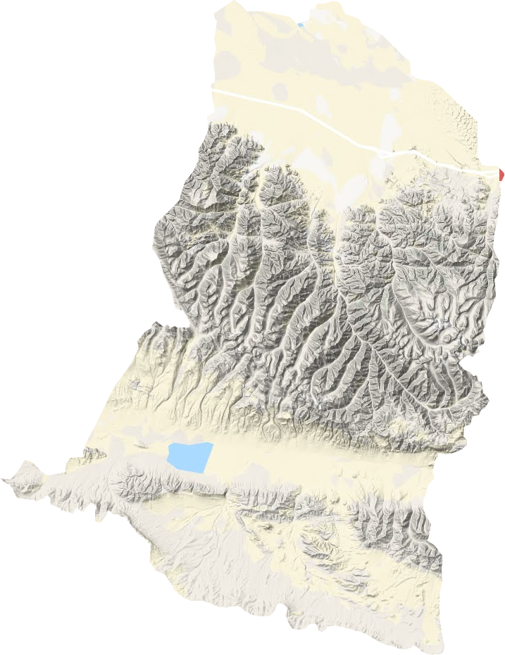 巴隆乡地形图