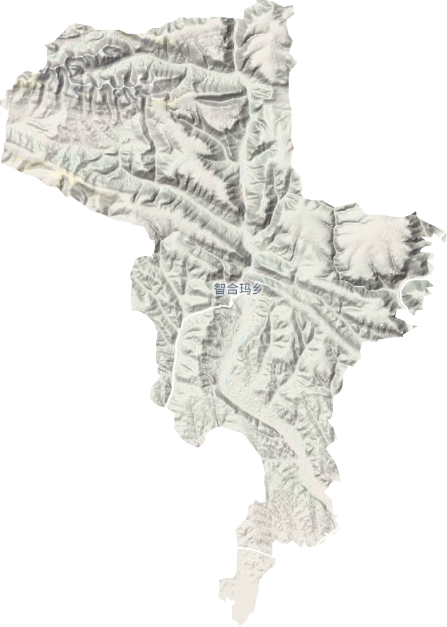 织合玛乡地形图