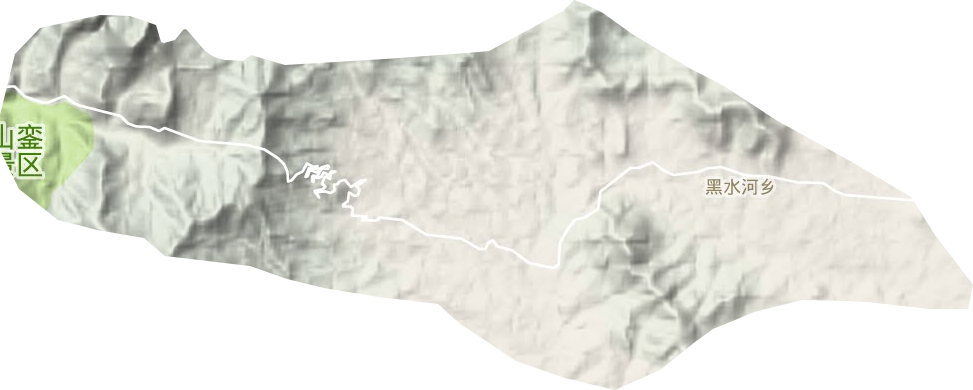 黑水河乡地形图