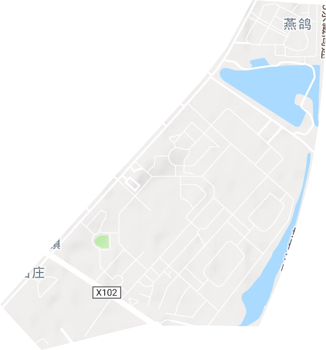 燕鸽湖管委会地形图