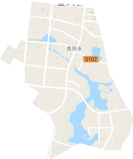 长城中路街道地形图