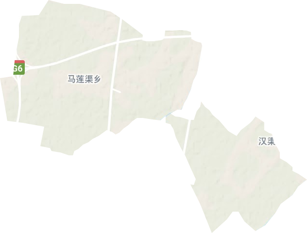 马莲渠乡地形图
